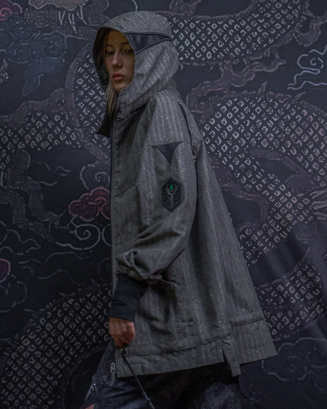 Hoodie Men / NEPTUNE Microfiber - REBIRTH OF IKARO Forest
